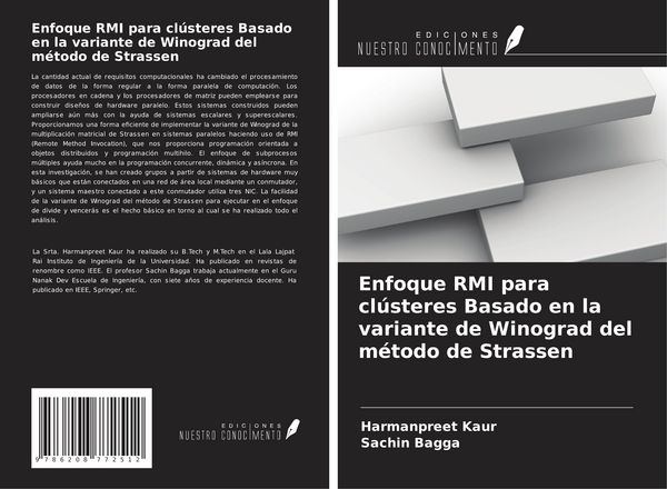 Produktbild: Enfoque RMI para cl&uacute;steres Basado en la variante de Winograd del m&eacute;todo de Strassen