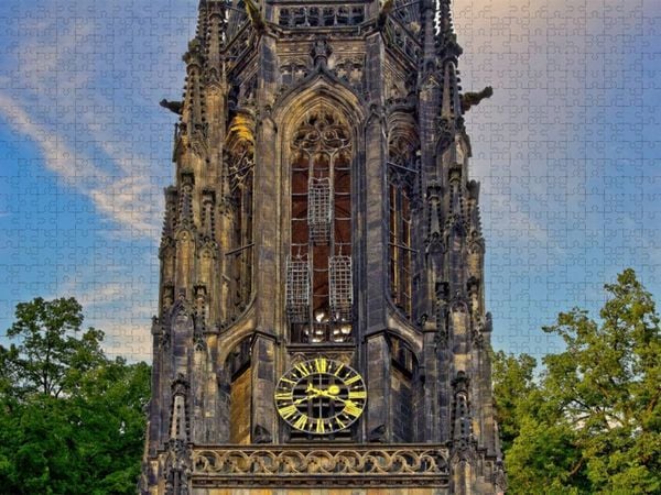 Produktbild: CALVENDO Puzzle Die St. Lamberti-Kirche in M&uuml;nster | 1000 Teile Lege-Gr&ouml;&szlig;e 64x48cm Foto-Puzzle f&uuml;r gl&uuml;ckliche Stunden