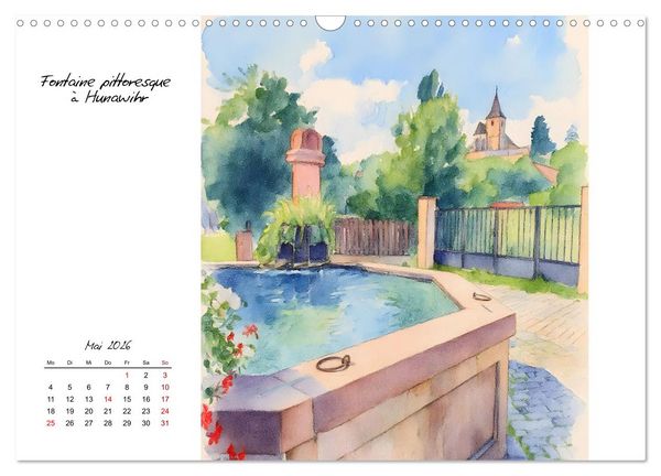 Produktbild: Zauberhafte Motive aus dem Elsass (Wandkalender 2026 DIN A3 quer), CALVENDO Monatskalender