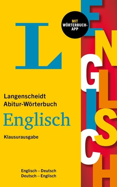 Produktbild: Langenscheidt Abitur-Wörterbuch Englisch Klausurausgabe