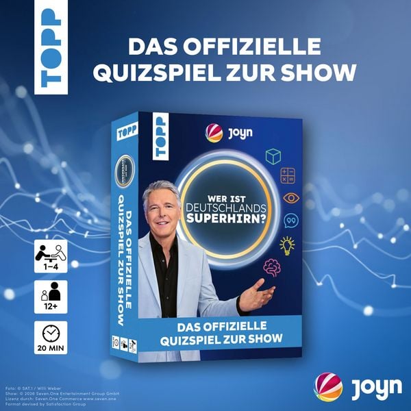 Produktbild: Wer ist Deutschlands Superhirn? Das offizielle Quizspiel zur Show