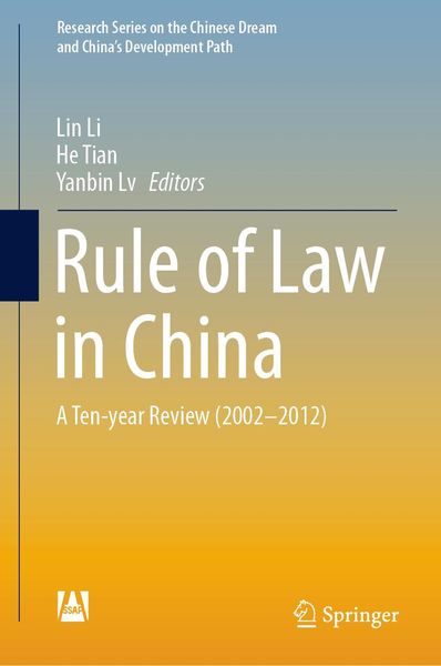 Produktbild: Rule of Law in China