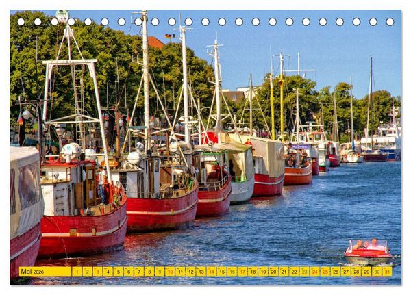 Produktbild: Seebad Warnem&uuml;nde - Sehnsuchtsort an der Ostsee (Tischkalender 2026 DIN A5 quer), CALVENDO Monatskalender