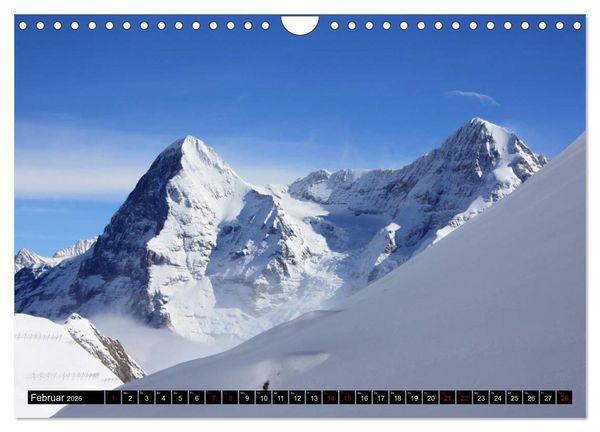 Produktbild: Eiger, M&ouml;nch und Jungfrau 2026 (Wandkalender 2026 DIN A4 quer), CALVENDO Monatskalender