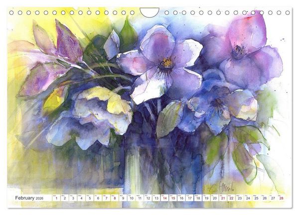 Produktbild: FLOWER MAGIC (Wall Calendar 2026 DIN A4 landscape), CALVENDO 12 Month Wall Calendar