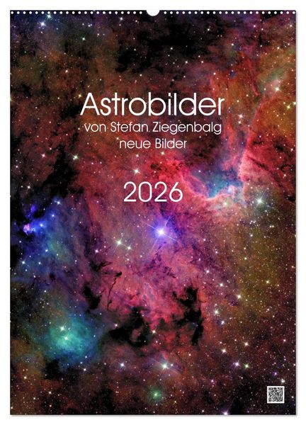 Produktbild: Astrobilder von Stefan Ziegenbalg (Wandkalender 2026 DIN A2 hoch), CALVENDO Monatskalender