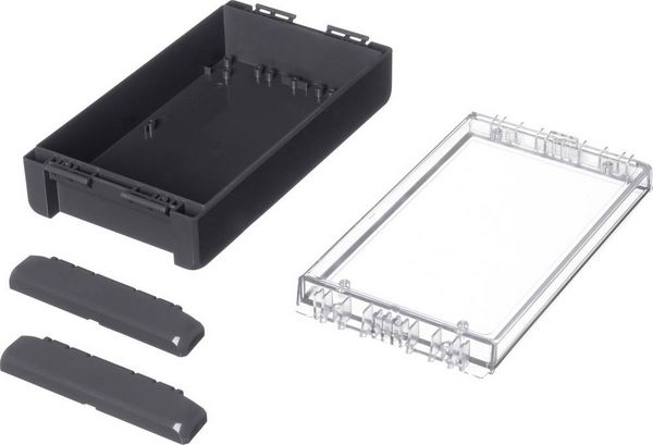 Produktbild: Bopla Bocube B 221306 PC-V0-G-7024 96025224 Outdoor-Geh&auml;use 125 x 231 x 60 Polycarbonat V0 Graphitgrau (RAL 7024) 1 St.