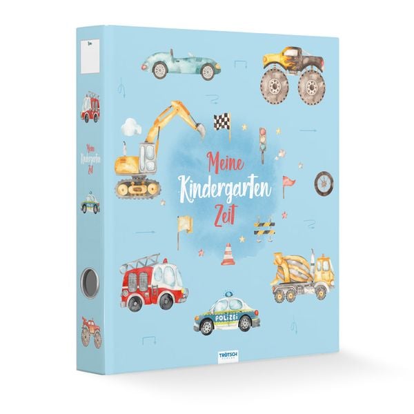 Produktbild: Tr&ouml;tsch Ordner Kindergarten Fahrzeuge Sammelordner Hefter A4 Motivordner