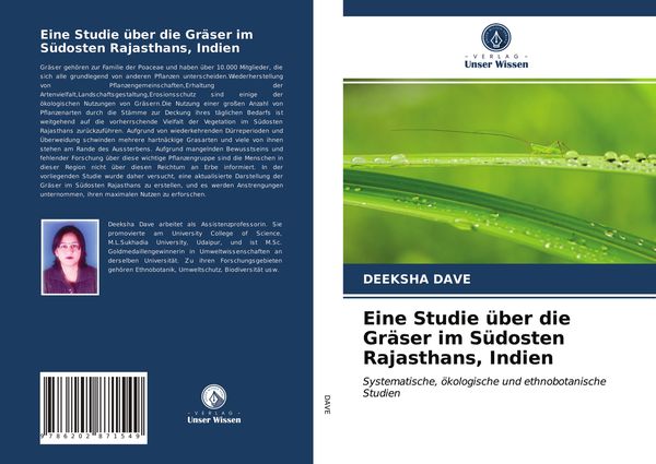 Eine Studie über die Gräser im Südosten Rajasthans, Indien, Taschenbuch von Deeksha Dave, Verlag Unser Wissen, 9786202871549