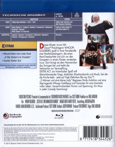 Produktbild: Sister Act 1 - Eine himmlische Karriere