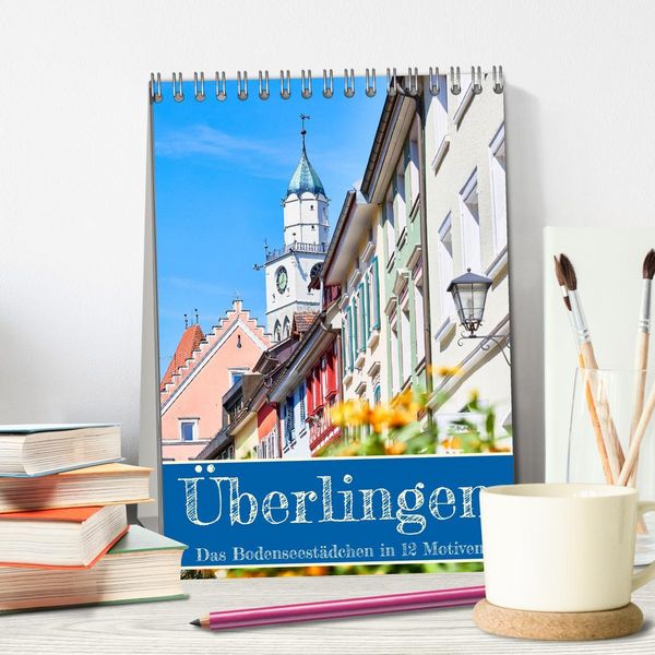Produktbild: &Uuml;berlingen in 12 wundersch&ouml;nen Motiven (Tischkalender 2026 DIN A5 hoch), CALVENDO Monatskalender