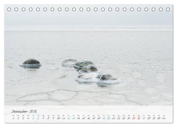 Produktbild: Sehnsucht Meer - Poesie der Stille (Tischkalender 2026 DIN A5 quer), CALVENDO Monatskalender