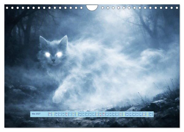 Produktbild: UNsichtbare Tiere - Eine poetische Sammlung aus Licht, Nebel und Fantasie (Wandkalender 2027 DIN A4 quer), CALVENDO Monatskalender