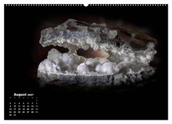 Produktbild: MINERALIEN designed by nature (hochwertiger Premium Wandkalender 2027 DIN A2 quer), Kunstdruck in Hochglanz