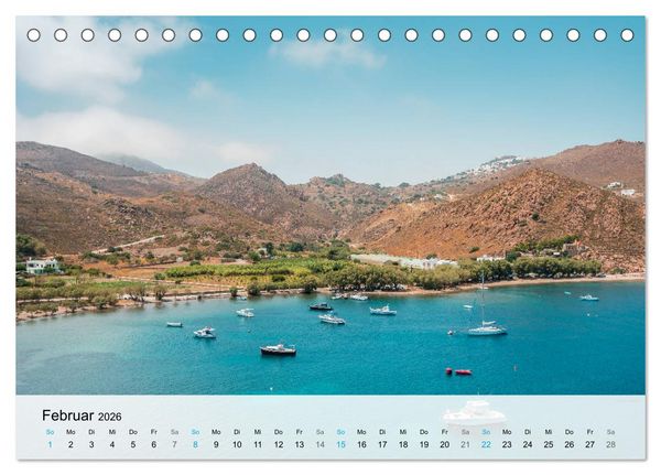 Produktbild: Patmos - Die heilige Insel (Tischkalender 2026 DIN A5 quer), CALVENDO Monatskalender