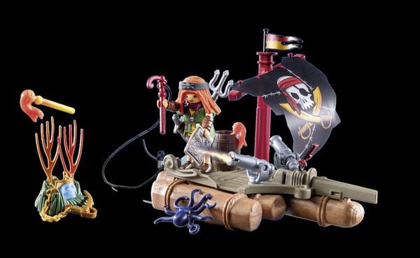 Produktbild: PLAYMOBIL 71794 Schatzbergung auf Piratenfloss