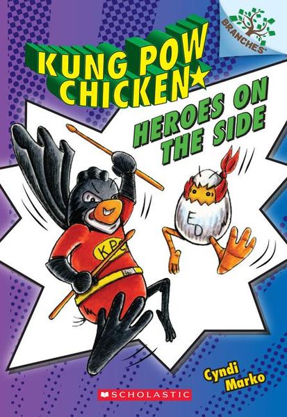 Produktbild: Heroes on the Side: A Branches Book (Kung POW Chicken #4)