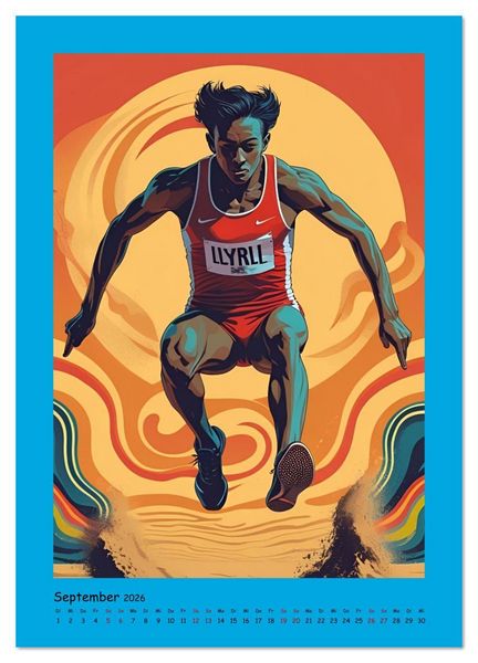 Produktbild: Olympische Sportarten (Wandkalender 2026 DIN A2 hoch), CALVENDO Monatskalender