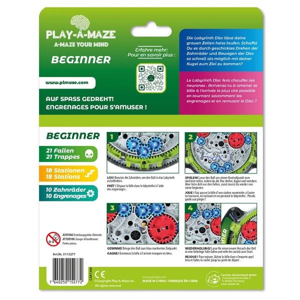 Produktbild: PLAY-A-MAZE - Labyrinth Travel Disc BEGINNER