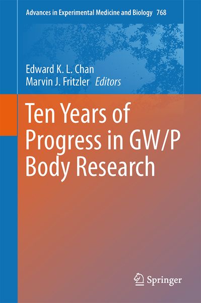 Produktbild: Ten Years of Progress in GW/P Body Research