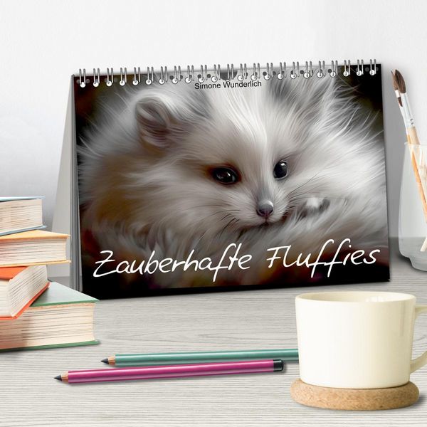Produktbild: Zauberhafte Fluffies (Tischkalender 2026 DIN A5 quer), CALVENDO Monatskalender
