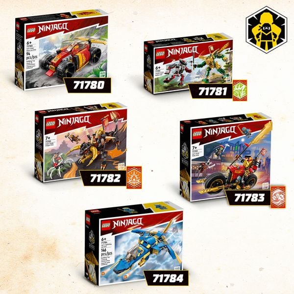 Produktbild: LEGO NINJAGO 71780 Kais Ninja-Rennwagen EVO Spielzeug mit Minifigur