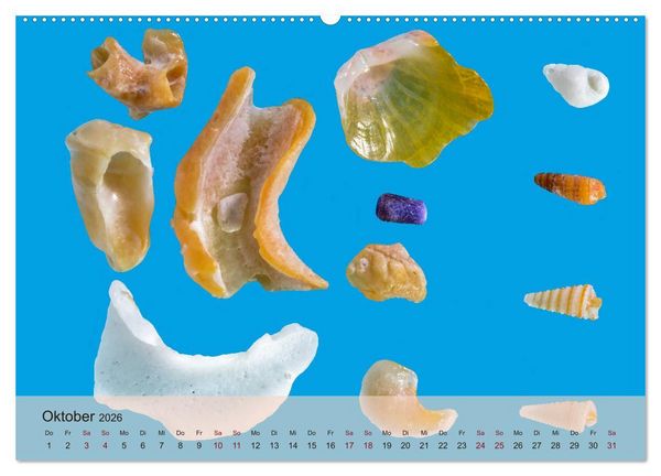 Produktbild: rosaroter korallensand (Wandkalender 2026 DIN A2 quer), CALVENDO Monatskalender