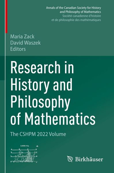 Produktbild: Research in History and Philosophy of Mathematics