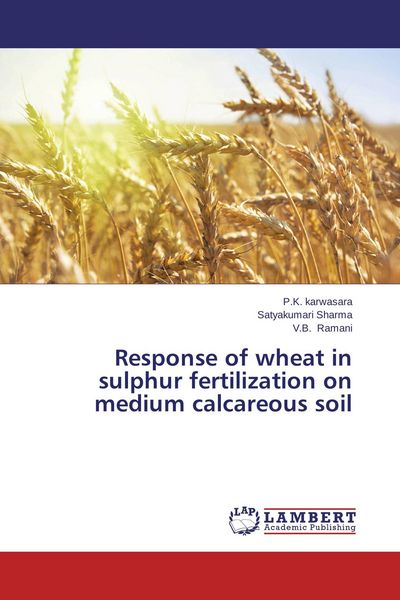 Produktbild: Response of wheat in sulphur fertilization on medium calcareous soil