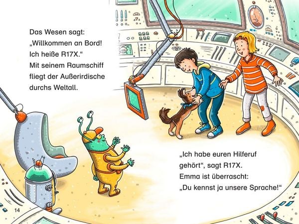 Produktbild: Duden Leseprofi &ndash; Die verr&uuml;ckte Reise ins All, 1. Klasse