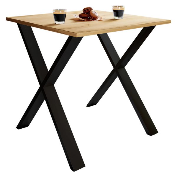 Produktbild: Premium Holz Esstisch K&uuml;chentisch Xona X 80x50