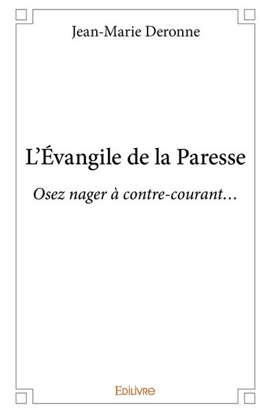 Produktbild: L evangile de la paresse