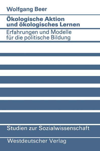 Produktbild: Ökologische Aktion und ökologisches Lernen