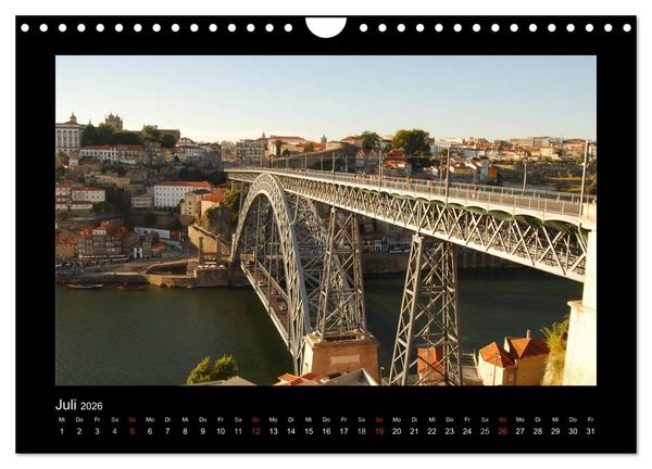 Produktbild: Br&uuml;cken weltweit (Wandkalender 2026 DIN A4 quer), CALVENDO Monatskalender