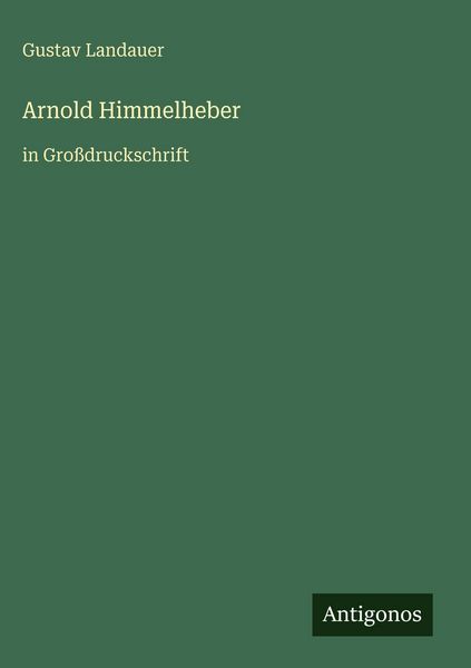 Produktbild: Arnold Himmelheber