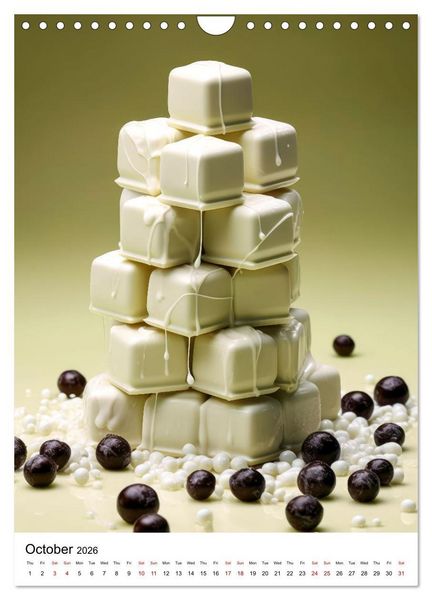 Produktbild: Choco Delight (Wall Calendar 2026 DIN A4 portrait), CALVENDO 12 Month Wall Calendar