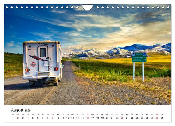 Produktbild: KANADA Mit dem Camper quer durch die Rockies (Wandkalender 2026 DIN A4 quer), CALVENDO Monatskalender
