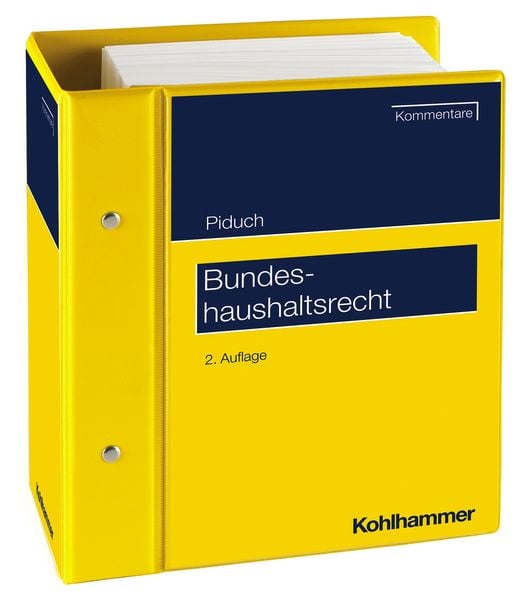 Produktbild: Bundeshaushaltsrecht