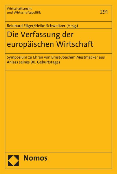 Produktbild: Die Verfassung der europ&auml;ischen Wirtschaft