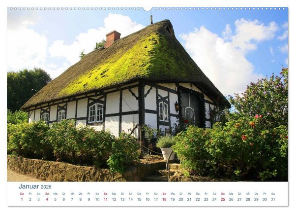 Produktbild: Sieseby 2026. Idyllisches Fl&auml;chendenkmal an der Schlei (Wandkalender 2026 DIN A2 quer), CALVENDO Monatskalender