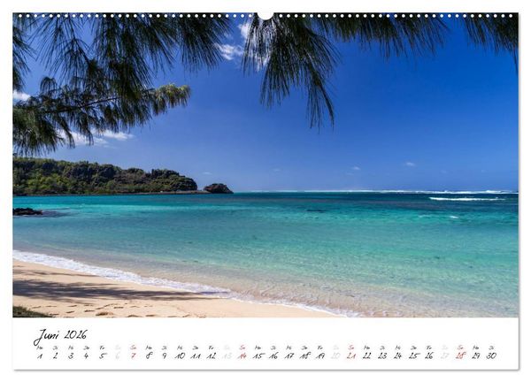 Produktbild: Mauritius - Insel zum Durchatmen (hochwertiger Premium Wandkalender 2026 DIN A2 quer), Kunstdruck in Hochglanz
