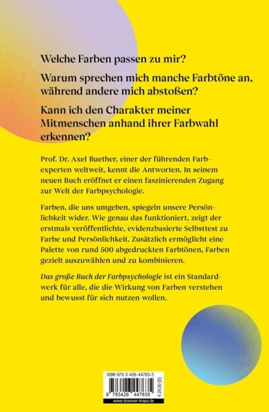Produktbild: Das gro&szlig;e Buch der Farbpsychologie