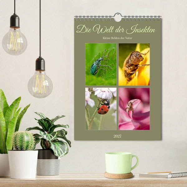 Produktbild: Die Welt der Insekten (Wandkalender 2027 DIN A4 hoch), CALVENDO Monatskalender