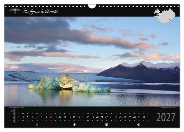 Produktbild: Island Blickwinkel 2027 (Wandkalender 2027 DIN A3 quer), CALVENDO Monatskalender