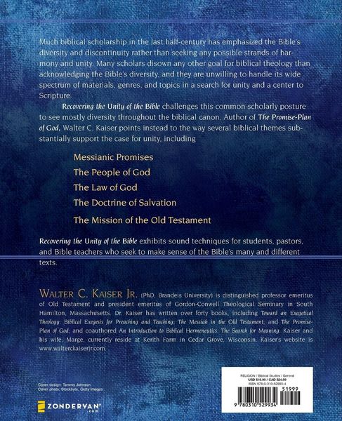 Produktbild: The Recovering the Unity of the Bible