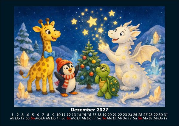 Produktbild: Nala, Pico & Taz in der Drachenwelt 2027 Fotokalender DIN A5