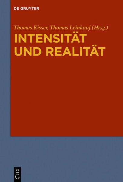 Produktbild: Intensit&auml;t und Realit&auml;t