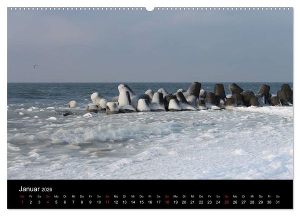 Produktbild: Sylt 2026 (hochwertiger Premium Wandkalender 2026 DIN A2 quer), Kunstdruck in Hochglanz
