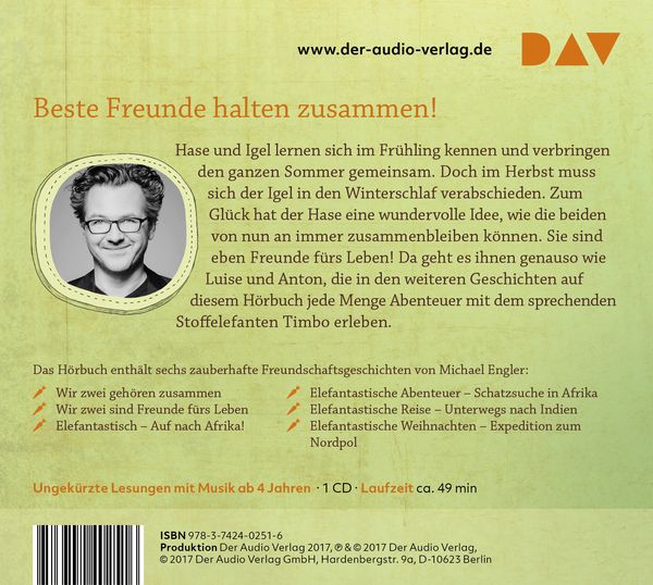 Produktbild: Wir zwei geh&ouml;ren zusammen und weitere elefantastische Geschichten