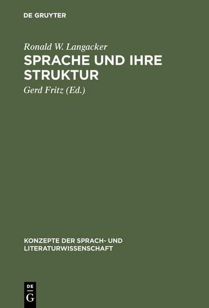 Produktbild: Sprache und ihre Struktur